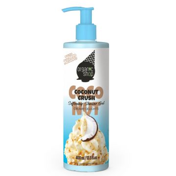 Gel de dus catifelant Coconut Crush, 400ml, Organic Shop Gel de dus catifelant Coconut Crush, 400ml, Organic Shop