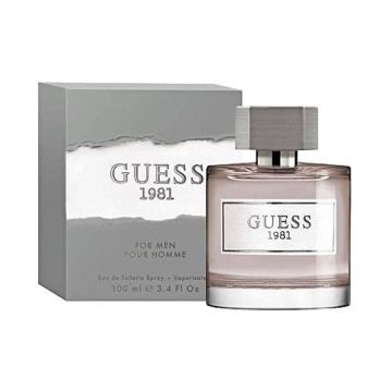 Guess 1981, Apa de toaleta, Barbati (Gramaj: 100 ml) Guess 1981, Apa de toaleta, Barbati (Gramaj: 100 ml)