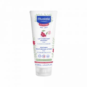 Lapte hidratant calmant pentru piele sensibila, 200ml, Mustela