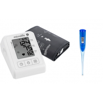 Microlife Tensiometru BP B1 classic pentru brat + Microlife Termometru MT50
