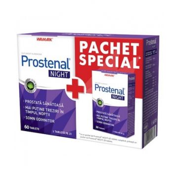 Prostenal night X 60 +  Prostenal night  X 30 pachet avantajos Stada Prostenal night X 60 +  Prostenal night  X 30 pachet avantajos Stada