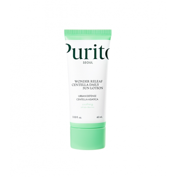 Purito Wonder Releaf Centella Daily Sun Lotion SPF 50+ PA++++ Crema de fata vegana 60 ml