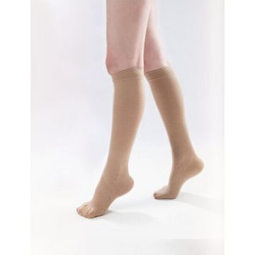 Rayat ciorapi compresivi 18-21, pana la genunchi, clasa1 , varf inchis , bej 2/S Vital Logistic