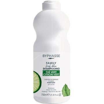 Sampon pentru par normal spre gras Family Fresh, 750ml, Byphasse
