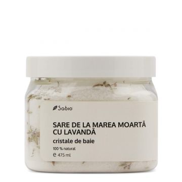 Sare de la Marea Moarta cu lavanda, 475ml, Sabio