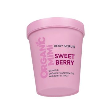Scrub de corp fructat Sweet Berry, 250g, Organic Mimi Scrub de corp fructat Sweet Berry, 250g, Organic Mimi