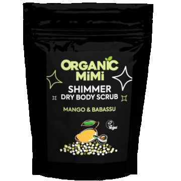 Scrub de corp stralucitor cu mango si babassu, 150g, Organic Mimi Scrub de corp stralucitor cu mango si babassu, 150g, Organic Mimi