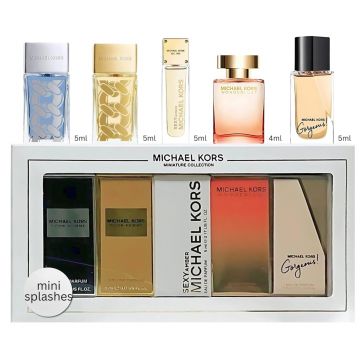 Set cadou Michael Kors – Miniaturi Pour Femme & Pour Homme, 5x5 ml Set cadou Michael Kors – Miniaturi Pour Femme & Pour Homme, 5x5 ml