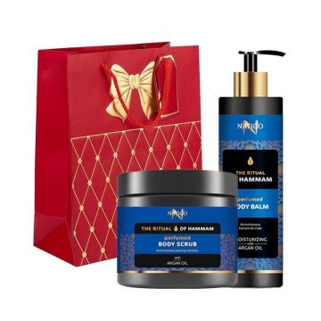 Set cadou Natigo The Ritual of Hammam – Balsam de corp parfumat, 400 ml si Scrub cu ulei de argan, 650 g Set cadou Natigo The Ritual of Hammam – Balsam de corp parfumat, 400 ml si Scrub cu ulei de argan, 650 g