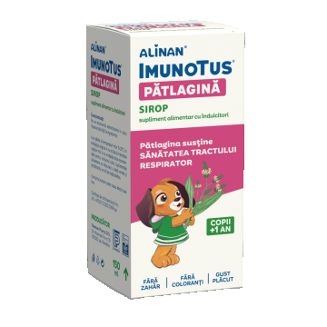 Sirop Alinan Imunotus cu Patlagina, 150ml, Fiterman Sirop Alinan Imunotus cu Patlagina, 150ml, Fiterman