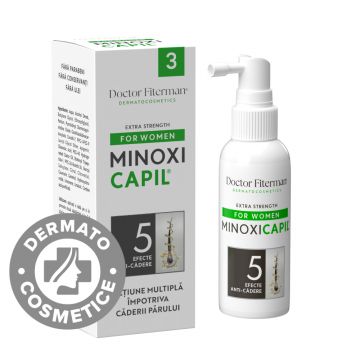 Spray impotriva caderii parului pentru femei Minoxicapil Women, 60ml, Doctor Fiterman