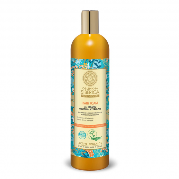 Spuma de baie Oblepikha Hydrolate, 550ml, Natura Siberica