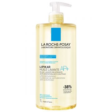 Ulei de spalare hidratant pentru pielea uscata cu tendinta atopica Lipikar AP+, 750 ml, La Roche-Posay (Concentratie: Ulei de baie, Gramaj: 1000 ml) Ulei de spalare hidratant pentru pielea uscata cu tendinta atopica Lipikar AP+, 750 ml, La Roche-Posay (Concentratie: Ulei de baie, Gramaj: 1000 ml)