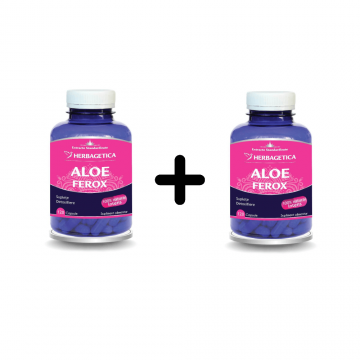 Aloe Ferox, 2 x 120 capsule, Herbagetica