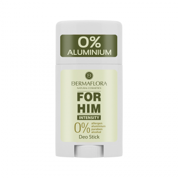 Deodorant stick pentru barbati 0% aluminiu Intensity, 50ml, Dermaflora