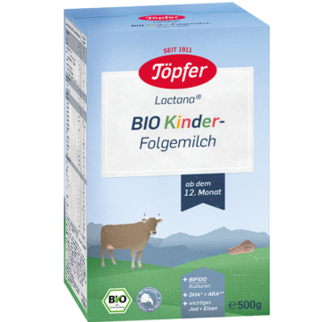 Lapte praf Bio Kinder Organic de la 12 luni, 500g, Topfer