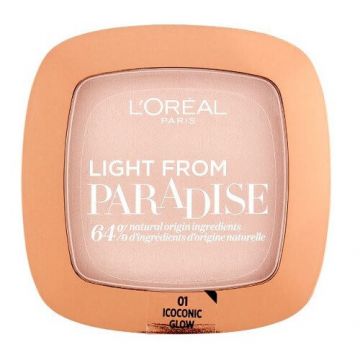 Pudra iluminatoare, Loreal, Light From Paradise, 01 Icoconic Glow
