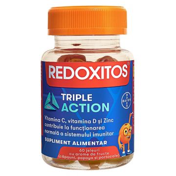 Redoxitos Triple Action, 60 jeleuri, Bayer