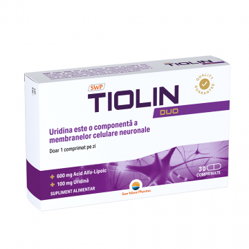 Tiolin Duo, 30 comprimate, Sun Wave Pharma