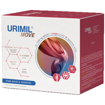 Urimil Move, 25 plicuri, NaturPharma