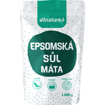 Allnature Sare Epsom Mentă, 1 x 1000 g