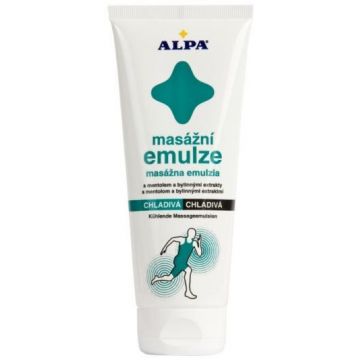 Alpa Emulsie de masaj răcoritoare cu mentol 210 ml