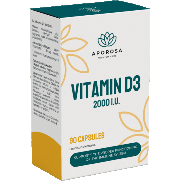 Aporosa Vitamina D3 2000 U.I. 90 buc