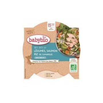 Babybio meniu de legume cu somon și orez 260 g