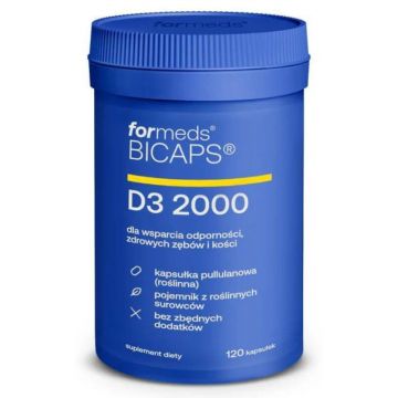 Bicaps D3 2000 UI 120 capsule Formeds