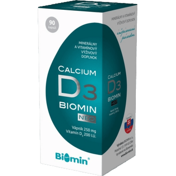 Biomin Calcium NEO cu vitamina D3 90 capsule