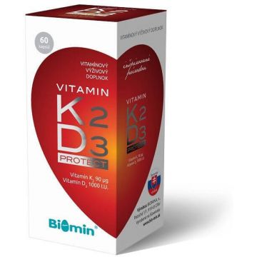 Biomin VITAMINA K2 + D3 PROTECT 60 capsule
