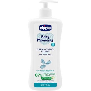 Chicco Baby Moments Lapte de corp cu dozator 87% ingrediente naturale 500 ml