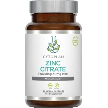 Citrat de zinc - Zinc în formă concentrată pentru creșterea imunității 60 capsule