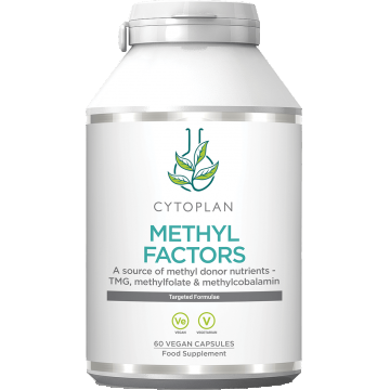 Cytoplan METHYL FACTORS - B1 + Betaina + B2 + B6 + Acid folic (L-Metilfolat) + Vitamina B12 și Zinc 60 capsule