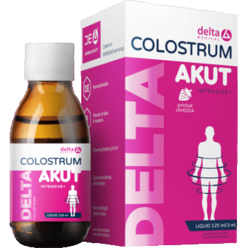 Delta Colostrum AKUT sirop JAHODA 125 ml