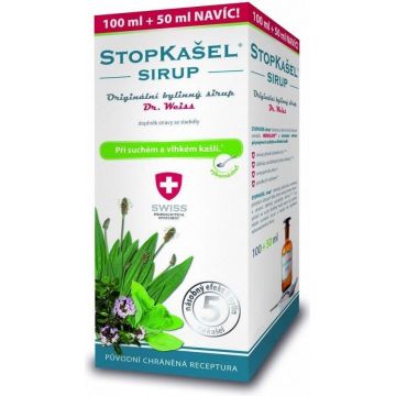 Dr.Weiss Medical SIRUP - pentru tuse 300 ml