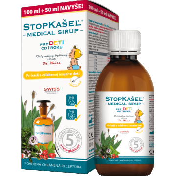 Dr.Weiss STOPKAŠEĽ Sirop medical de la 1 an 150 ml