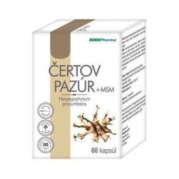 EdenPharma Gheara diavolului + MSM 60 capsule