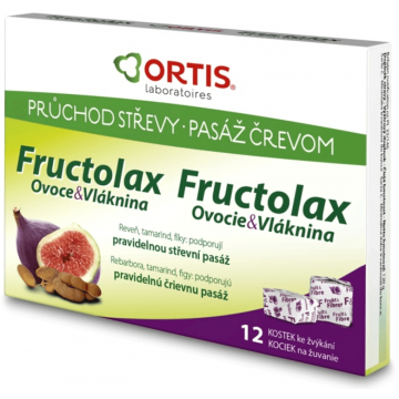 Fructolax Cuburi de fructe și fibre 24 buc