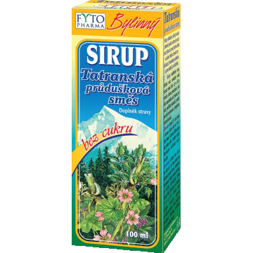 Fyto Pharma Tatra amestec bronșic - sirop din plante fără zahăr 100 ml