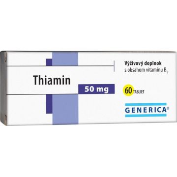 Generica Tiamină 50 mg 60 comprimate