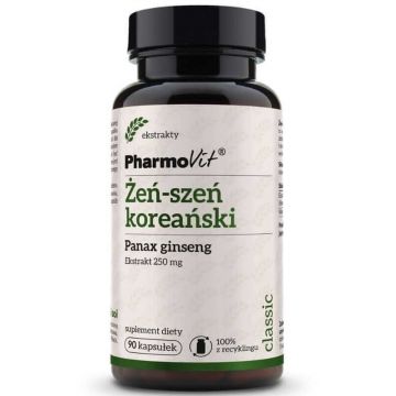 Ginseng coreean Panax ginseng 250 mg (90 capsule) Pharmovit Classic