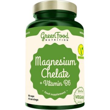 GreenFood Nutrition Chelat de magneziu 90 capsule