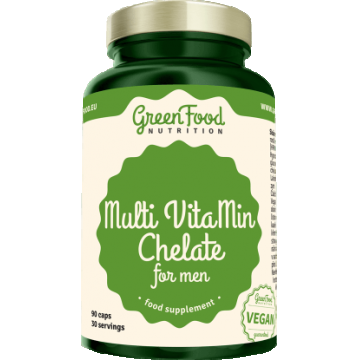 GreenFood Nutrition GreenFood Multi VitaMin Chelate pentru bărbați 90 capsule