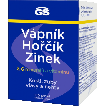 GS Calciu, magneziu, zinc 130 comprimate