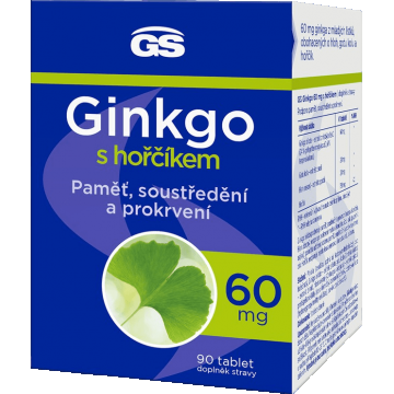GS Ginkgo 60 mg cu magneziu 90 comprimate