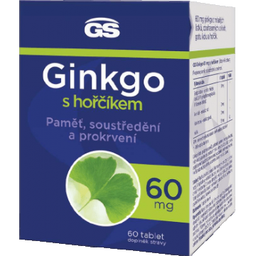 GS GS Ginkgo 60 mg cu magneziu, 60 comprimate 60 comprimate