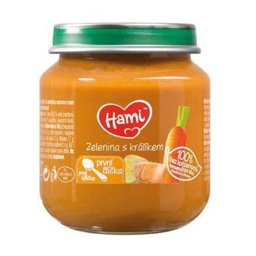 Hami Starter Legume cu iepure prima lingură, 1 x 125 g
