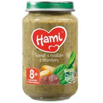 Hami starter Spanac cu carne de vită și cartofi 200 g