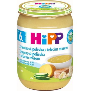 HiPP BIO Supă de legume cu vițel 190 g